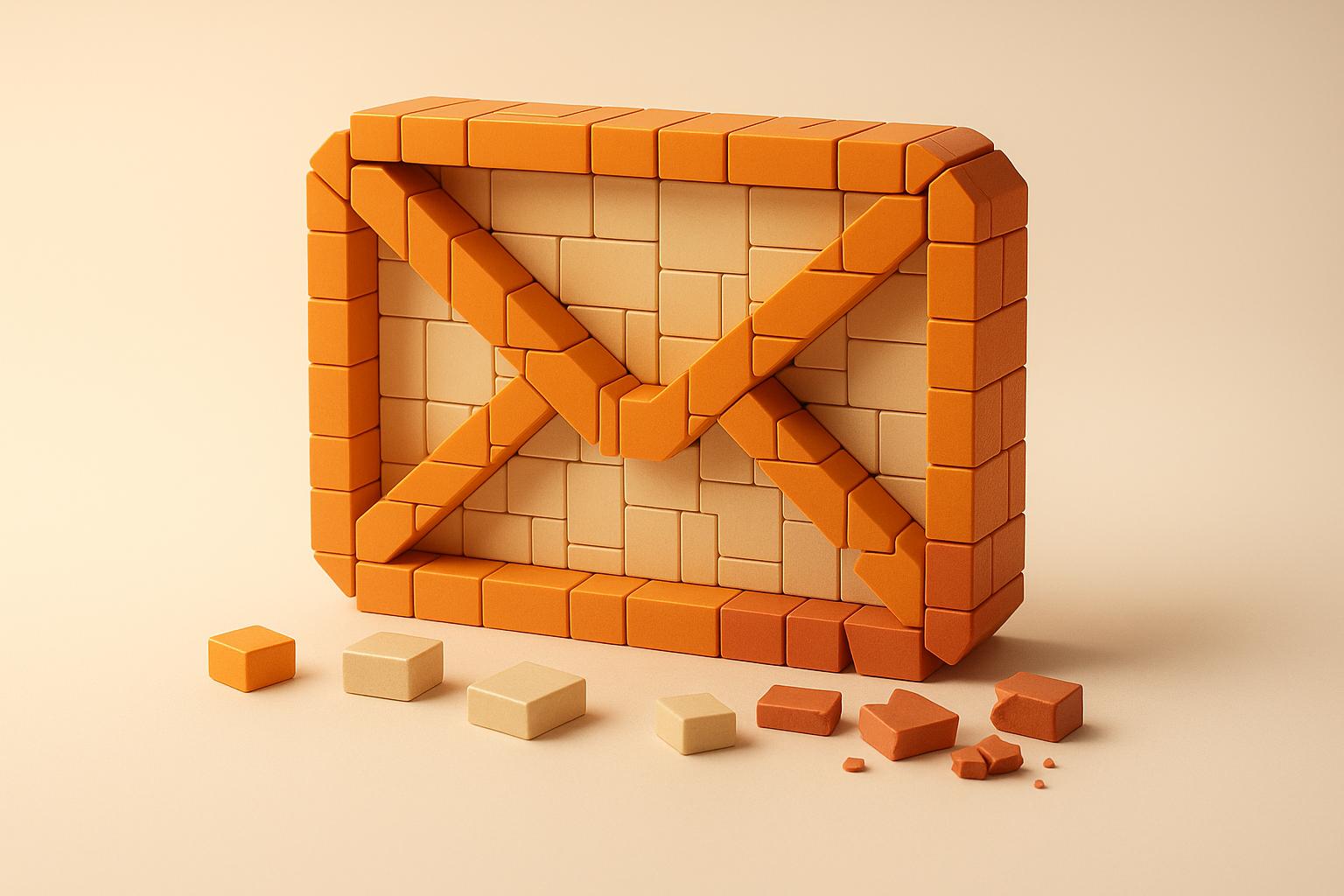 Email warm-up process showing spam triggers and deliverability factors that affect sender reputation and inbox placement