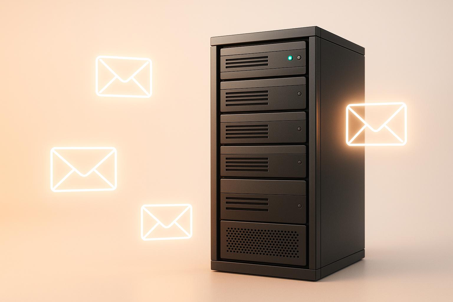 Technical diagram showing SMTP error codes and email service provider configuration settings for troubleshooting delivery issues