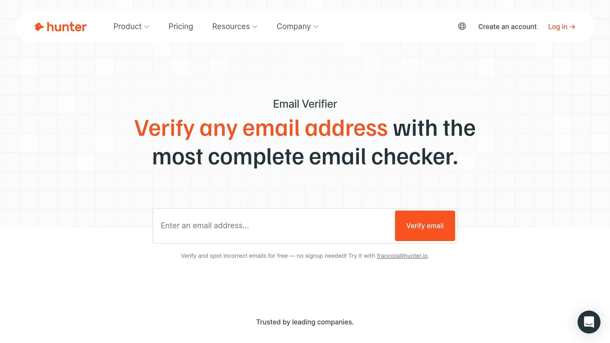 Hunter Email Verifier