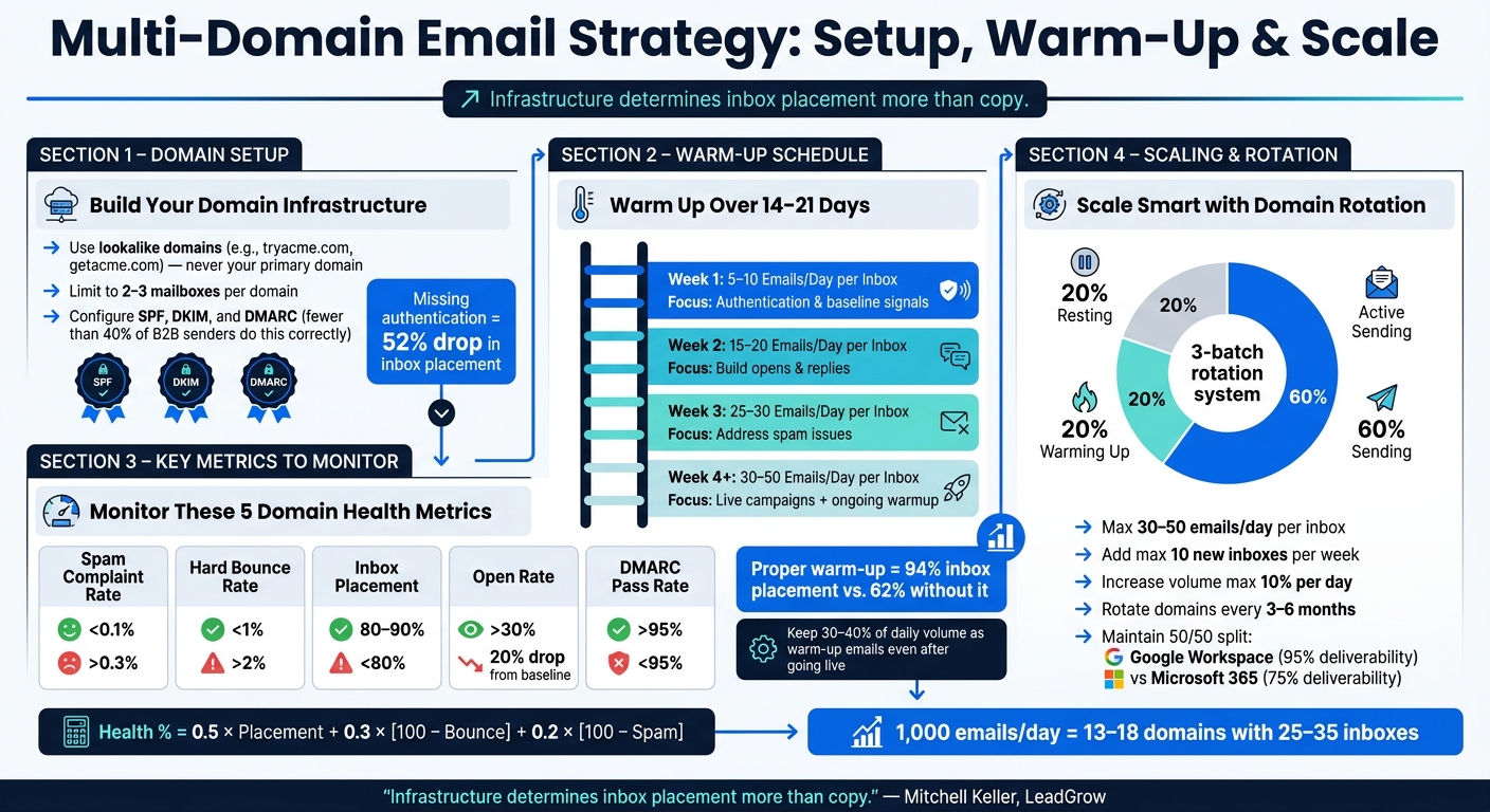 Multi-Domain Email Warm-Up & Scaling Strategy