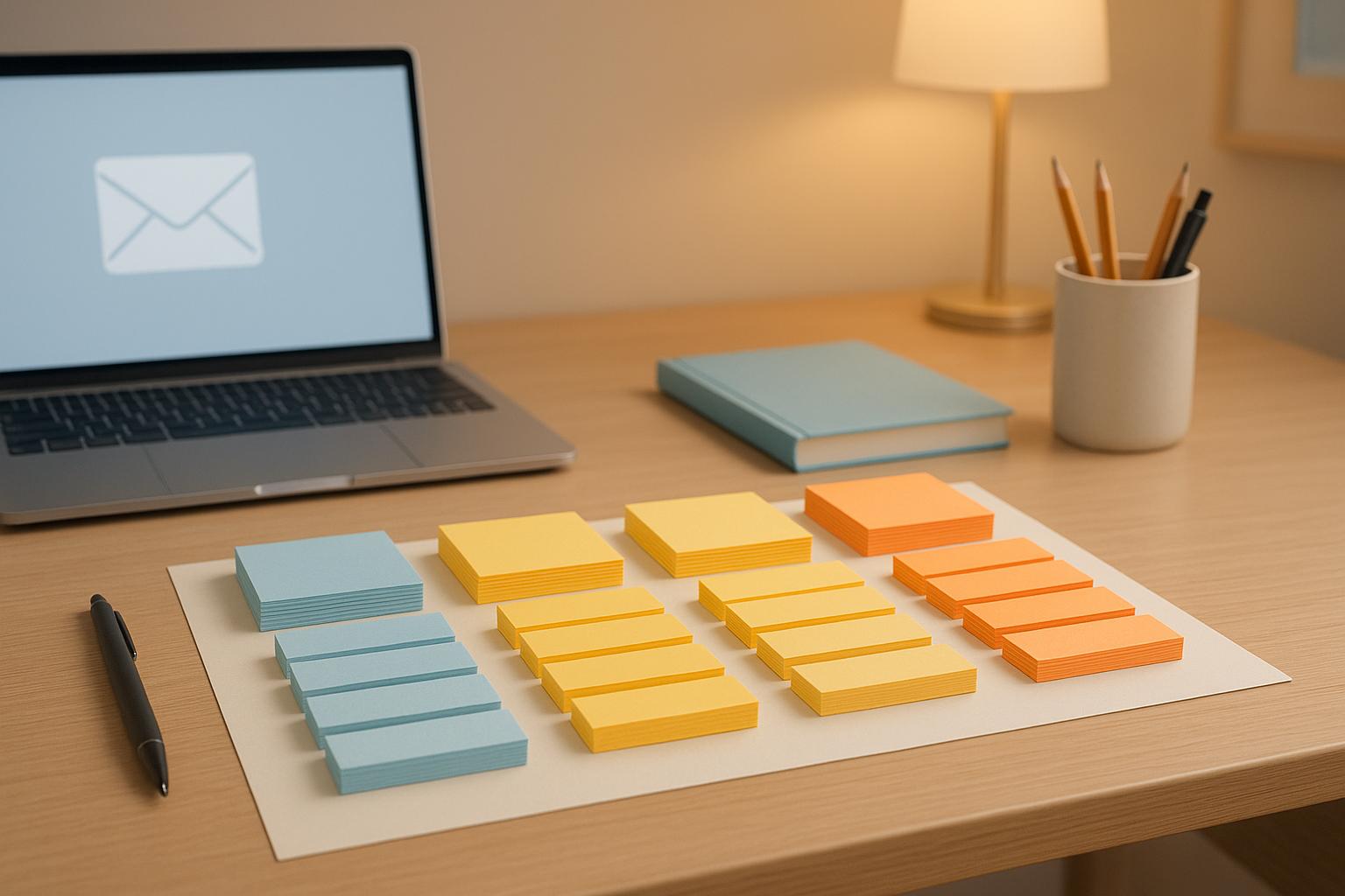 Email marketer analyzing segmented audience data to improve cold email deliverability and sender reputation